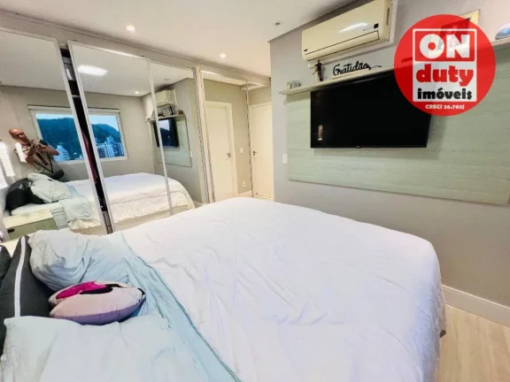 Imagem Apartamento com 2 dormitórios à venda, 96 m² por R$ 700.000 - Jardim Las Palmas - Guarujá/SP