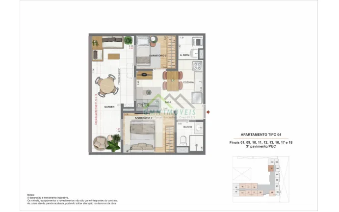 Imagem Pixinguinha - Condomínio Rosa - Apartamento 2 quartos, Porto Maravilha