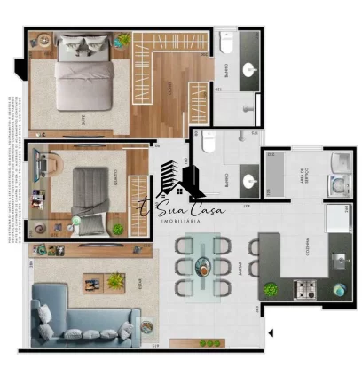 Imagem Apartamento à venda 2 quartos Castelo - Belo Horizonte/MG