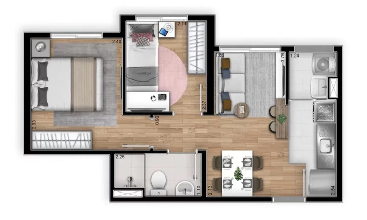 Imagem Comprar apartamento com 2 quartos em Vila Tolstói São Paulo SP