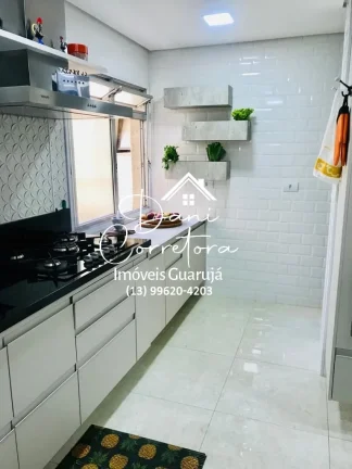 Imagem Lindo apartamento de 3 quartos com suíte e 2 vagas de garagem no Jardim Astúrias, Guarujá-SP: Imperdível oportunidade de compra ou locação!