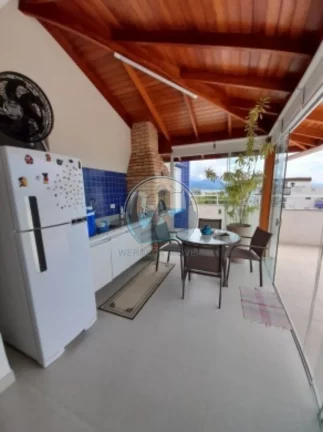 Imagem Imperdível cobertura de luxo à venda em Ubatuba-SP, bairro Itagua, 3 quartos, 3 suítes, 2 salas, 1 banheiro, 2 vagas, 171m².