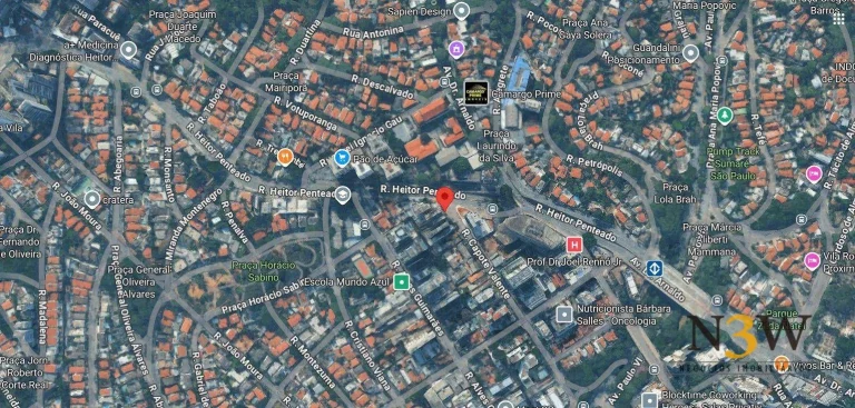Imagem Apartamento mobiliado para locação em Pinheiros São Paulo SP com 40m², 1 dormitório e 1 vaga de garagem no Condomínio Maria José