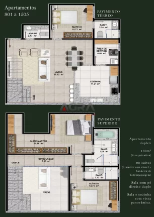 Imagem Apartamento Duplex 3 Suítes no Recreio - Vitoria da Conquista