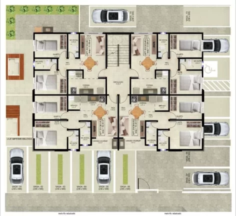 Imagem Apartamento com 2 dormitórios à venda, 51 m² por R$ 239.000,00 - João Paulo II - João Pessoa/PB