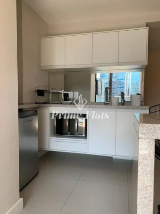 Imagem Flat disponível para locação no VHouse Faria Lima, com 46m², 1 dormitório e 1 vaga