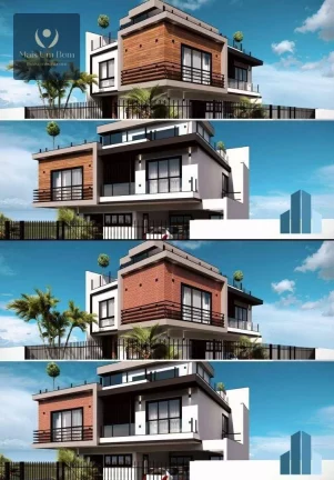 Imagem Sobrado de esquina com 175 m², 3 suítes, 4 vagas à venda por R$ 1.550.000 - Boa Vista - Curitiba/PR