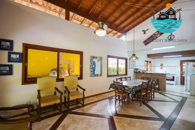 Imagem Casas para Alugar Temporada Juquehy - 600m da praia, 4 dorm. sendo 1 suíte, 1 dorm. no térreo, máx. 10 pessoas | Juquehy Imobiliária