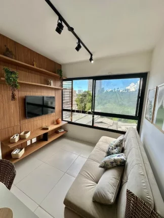 Imagem Excelente apartamento decorado de alto padrão quarto e sala a venda na Barra