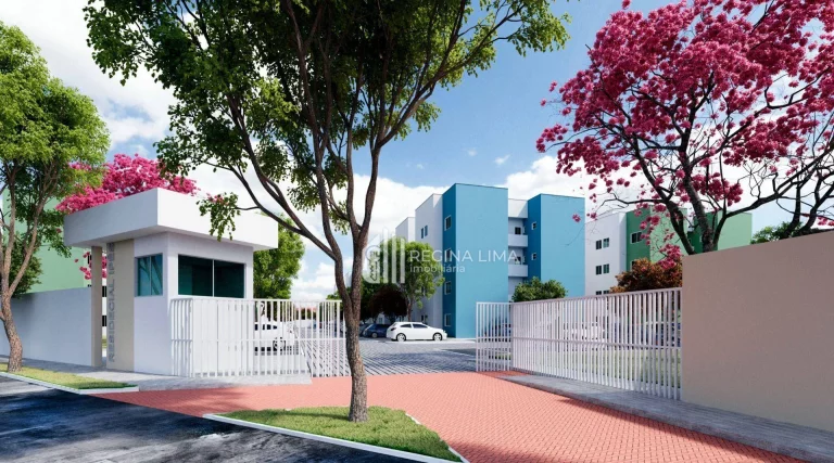Imagem Apartamento em construção, 2 dormitórios à venda por R$ 151.000,00 - Condomínio SOLAR DOS IPÊS - Todos os Santos - Teresina/PI