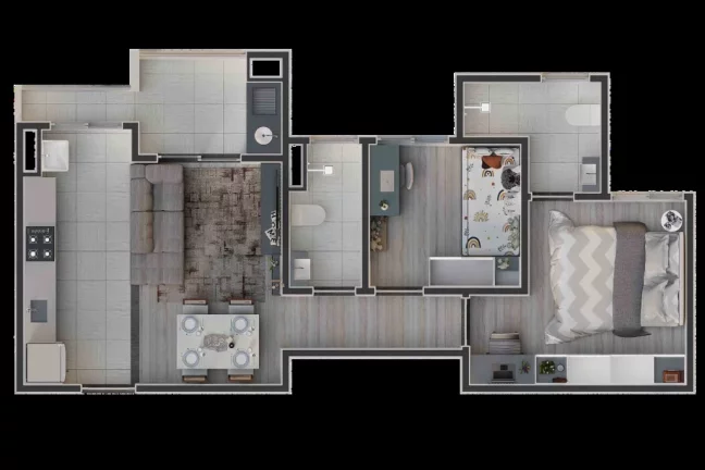 Imagem Apartamento à venda em Suzano-SP, Vila Urupês: 3 quartos, 1 suíte, 2 banheiros, 1 vaga de garagem, 62 m² - Imperdível!