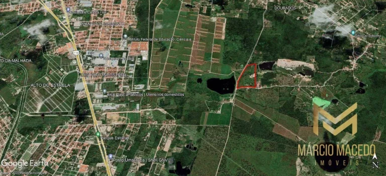 Imagem Terreno à venda, 100000 m² por R$ 2.000.000,00 - Dourado - Horizonte/CE