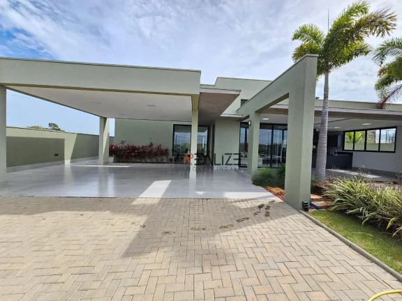 Imagem Casa moderna com quintal 3 suítes à venda, 261 m² por R$ 2.550.000 - Condomínio Terras de Itaici - Indaiatuba/SP
