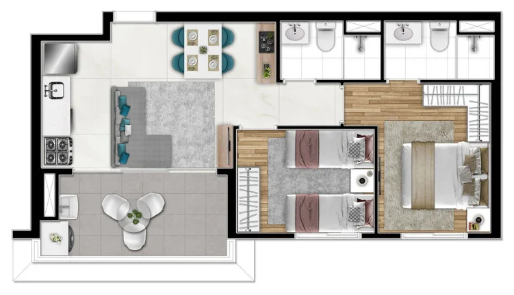 Imagem Apartamento no Side Barra funda