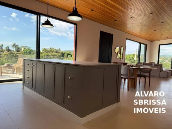 Imagem Casa porteira fechada com linda vista no Condomínio Campos de Santo Antonio II em Itu