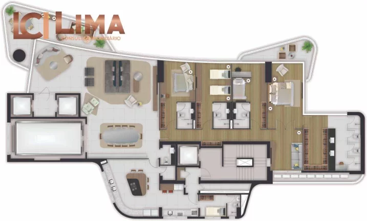 Imagem Apartamento com 4 Quartos à Venda, 362 m² em Meireles - Fortaleza