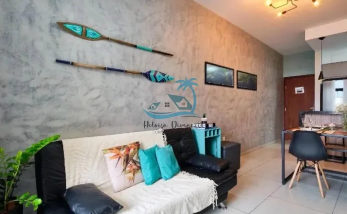 Imagem Apartamento mobiliado com 2 dormitórios a venda em Ubatuba, entre os bairros de Itaguá e Estufa 1.