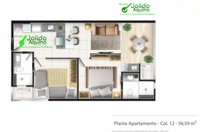 Imagem Apartamentos de 1,2 e 3 quartos, no melhor da Praia de Iracema