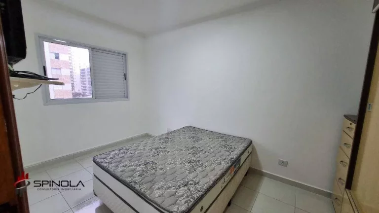 Imagem Apartamento com 1 dormitório à venda, 49 m² por R$ 350.000,00 - Tupi - Praia Grande/SP