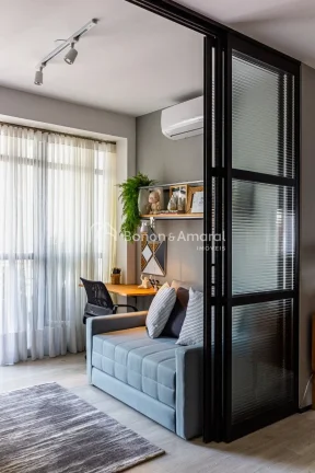 Imagem Apartamento impecável, totalmente mobiliado e repaginado por arquiteto, unindo sofisticação e pra...