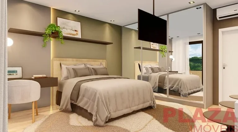 Imagem Studio com Terraço e Vista para a Natureza – Cedros, Camboriú