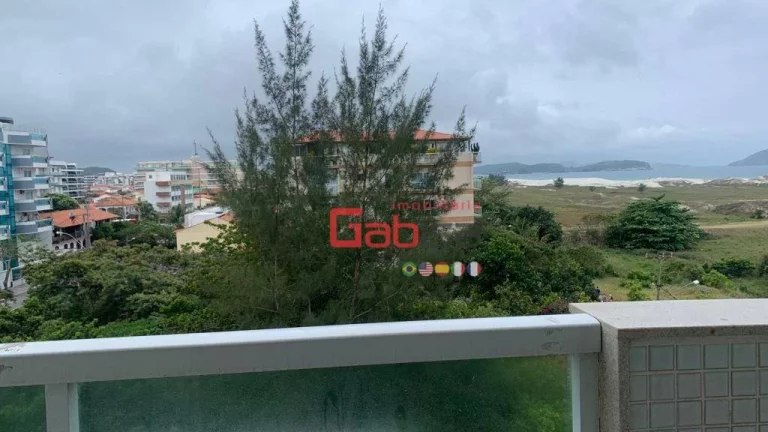 Imagem Apartamento com 2 dormitórios para alugar, 90 m² por R$ 3.935,64/mês - Braga - Cabo Frio/RJ