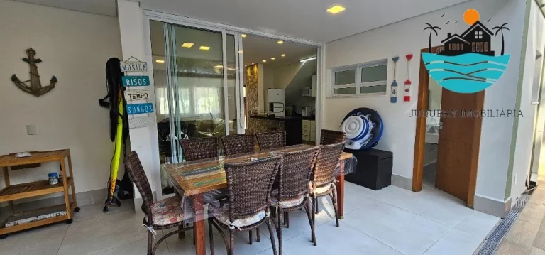 Imagem Aluguel Anual em Juquehy, Casa a Venda - com 3 suítes, lado direito, piscina e churrasqueira privativa máx. 8 pessoas | Juquehy Imobiliária