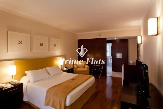 Imagem Flat disponível para venda no Mercure São Paulo Grand Plaza Paulista Hotel na Paraíso, com 30m², 1 dormitório e 1 vaga