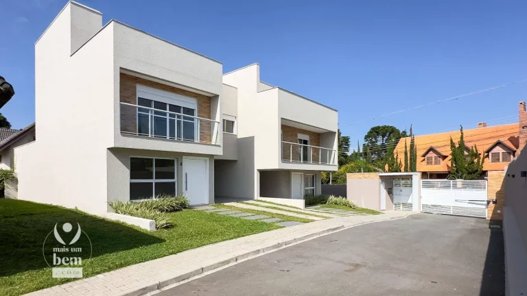 Imagem Sobrado com 222,92 m², 3 Suítes em Condominio Fechado com Piscina à venda por R$ 999.000,00 - Campo Comprido - Curitiba/PR