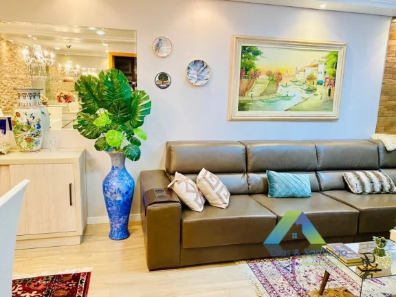 Imagem Excelente apartamento com 117m² de Alto Padrão Mobilado com 3 vagas de garagem coberta!