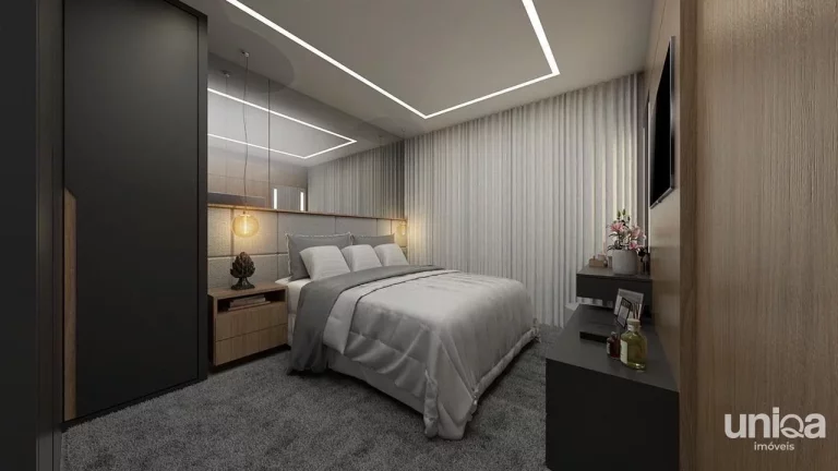 Apto para venda na planta de 01 dormitórios em Santa Maria no ed Golden Palace