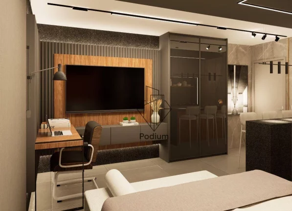 Imagem Flats Studio térreo com área privativa a 200m da praia do Bessa / Jardim Oceania - FL0471