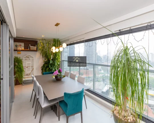 Imagem BROOKLIN APARTAMENTO ALTO PADRÃO TORRE ÚNICA 181,00 M 3 DORMITÓRIOS SENDO 2 SUÍTES SALA AMPLA VARANDA ENVIDRAÇADA 3 VAGAS SOFISTICAÇÃO E BOM GOSTO