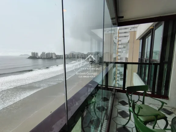 Imagem Apartamento de luxo à venda em Guarujá-SP, no bairro Pitangueiras com lazer: 3 quartos, 3 suítes, 2 salas, 5 banheiros, 2 vagas de garagem, 190m².