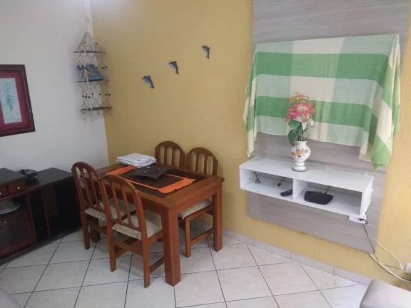 Imagem Apartamento com 1 dormitório à venda, 41 m² por R$ 195.000 - Caiçara - Praia Grande/SP