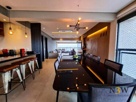 Imagem Apartamento totalmente mobiliado à venda na Vila Leopoldina São Paulo SP com 3 dormitórios, 2 suítes, 3 vagas de garagem e 153m² no Cond. Le Havre.