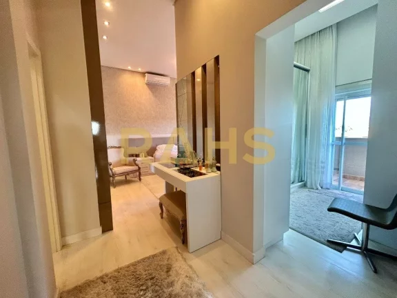 Imagem Cobertura mobiliada com 2 suítes, 3 vagas e completa área gourmet à venda no Santo Antonio. Excel...