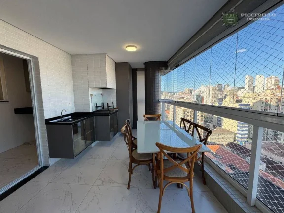 Imagem Apartamento com 3 dormitórios à venda, 148 m² por R$ 1.790.000,00 - Vila Guilhermina - Praia Grande/SP