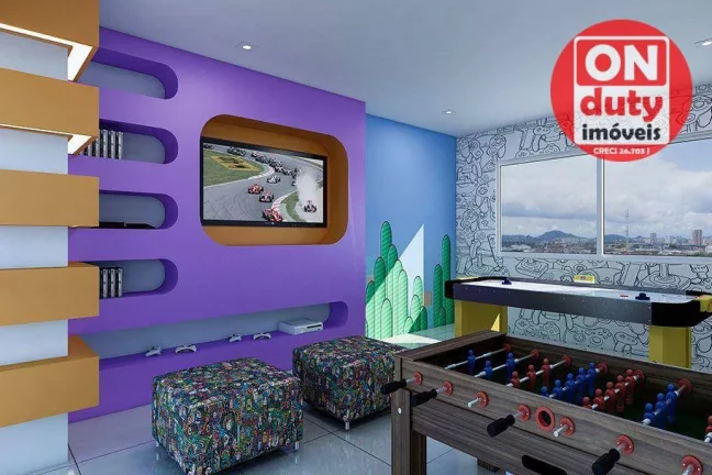 Imagem Apartamento com 1 dormitório à venda, 40 m² por R$ 340.000,00 - Macuco - Santos/SP
