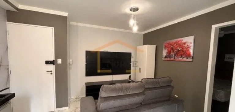 Imagem Apartamento de 30m², totalmente reformado e mobiliado. Conta com 1 dormitório sendo suíte, ambien...