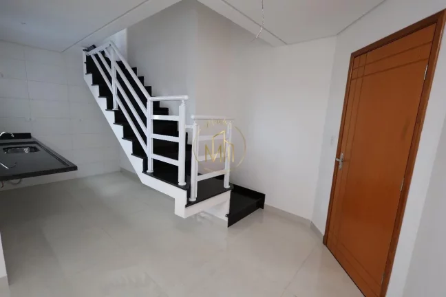 Imagem Cobertura para Venda em Santo André, Vila Scarpelli, 2 dormitórios, 1 suíte, 2 banheir