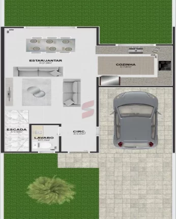Imagem SOBRADO com 3 dormitórios à venda com 115m² por R$ 789.000,00 no bairro Cajuru - CURITIBA / PR