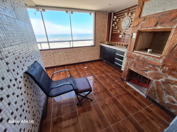 Imagem Apartamento 2 dormitórios sendo 1 suíte com vista total para o mar em Mongaguá