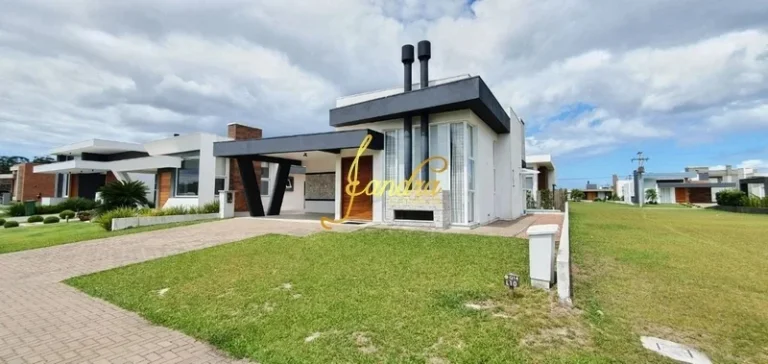 Imagem Casa térrea em condomínio fechado mobiliada e decorada 160m2