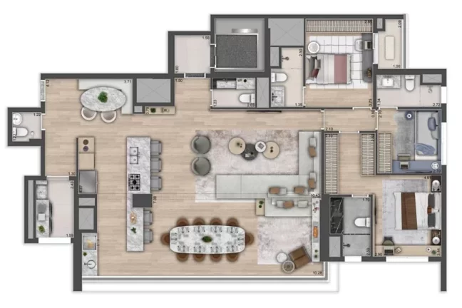 Imagem Apartamento em Brooklin Novo - São Paulo SP