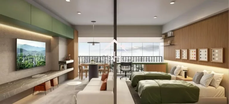 Imagem studio de 33m na vila mariana c/ dormitório e varanda,churrasqueira,cinema,piscina,salão de jogos,bicicletário,coworking,pet place,lavanderia,fitness