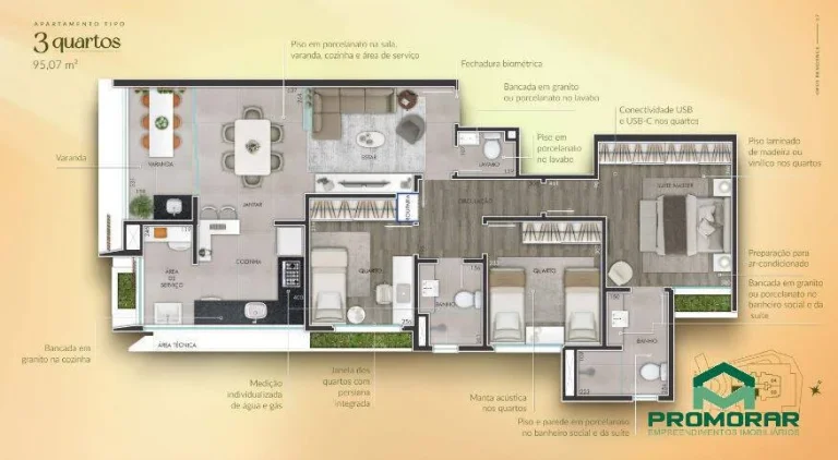 Imagem Apartamento em Alto Padrão, 3 quartos, suíte, 2 vagas, à venda no Sion