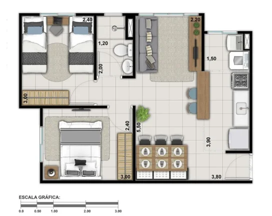 Imagem APARTAMENTO RESIDENCIAL em Rio de Janeiro - RJ, Realengo