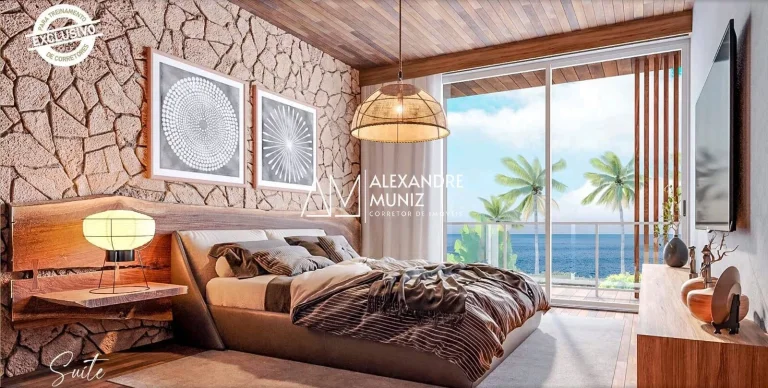 Imagem Vizcaya The House, condomínio de praia, Flecheiras-CE. Lofts com 3 suítes.