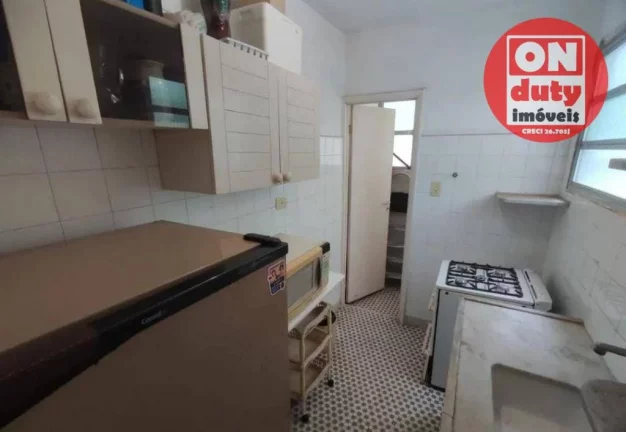 Imagem Apartamento com 1 quarto à venda, 38 m² por R$ 308.000 - Aparecida - Santos/SP